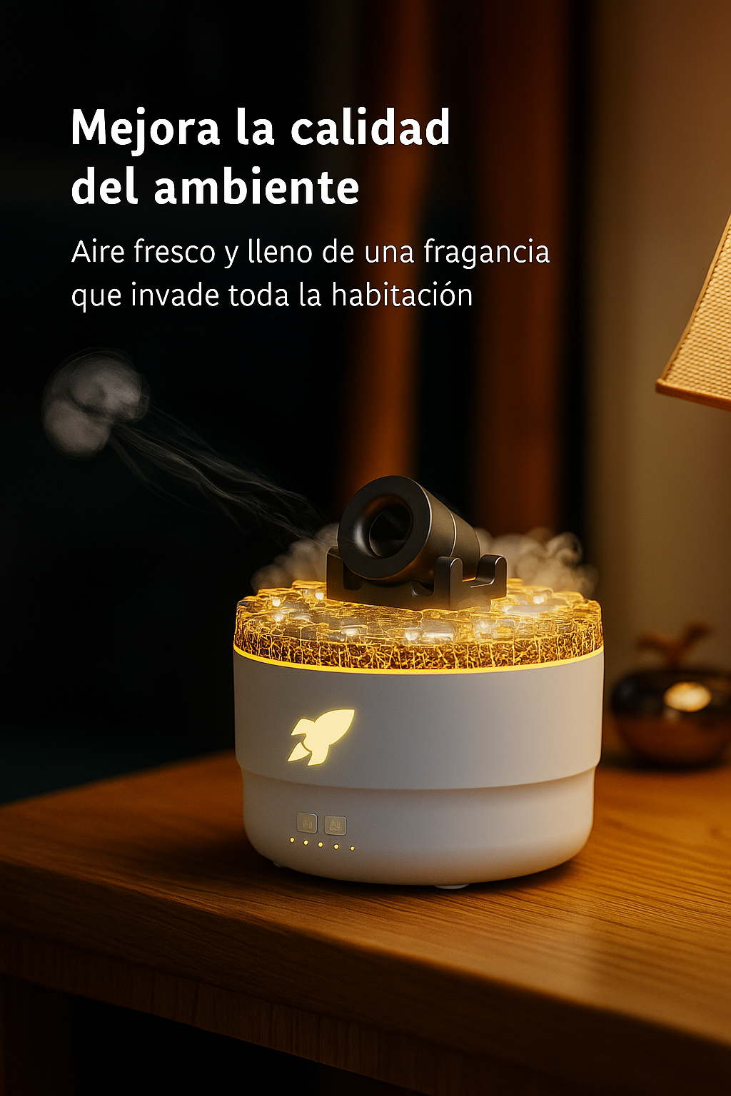 Humidificador- Difusor FUMEX + 3 Esencias de REGALO + Ebook!