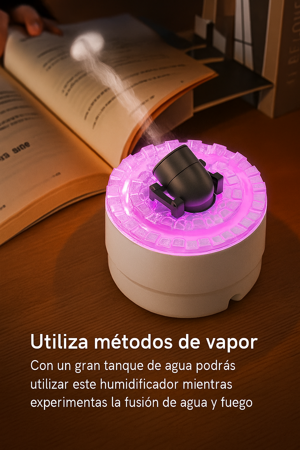 Humidificador- Difusor FUMEX + 3 Esencias de REGALO + Ebook!