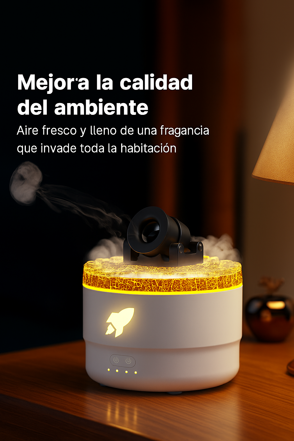 Humidificador- Difusor FUMEX + 3 Esencias de REGALO + Ebook!