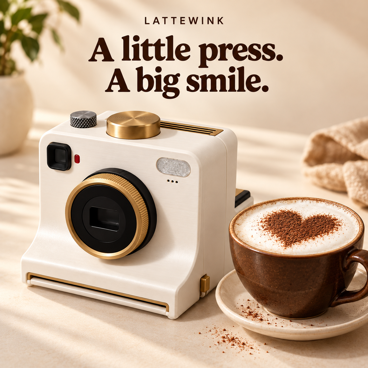 LatteWink™ Mini Coffee Art Maker