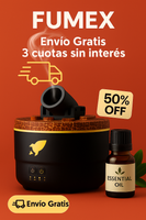Humidificador- Difusor FUMEX + 3 Esencias de REGALO + Ebook!