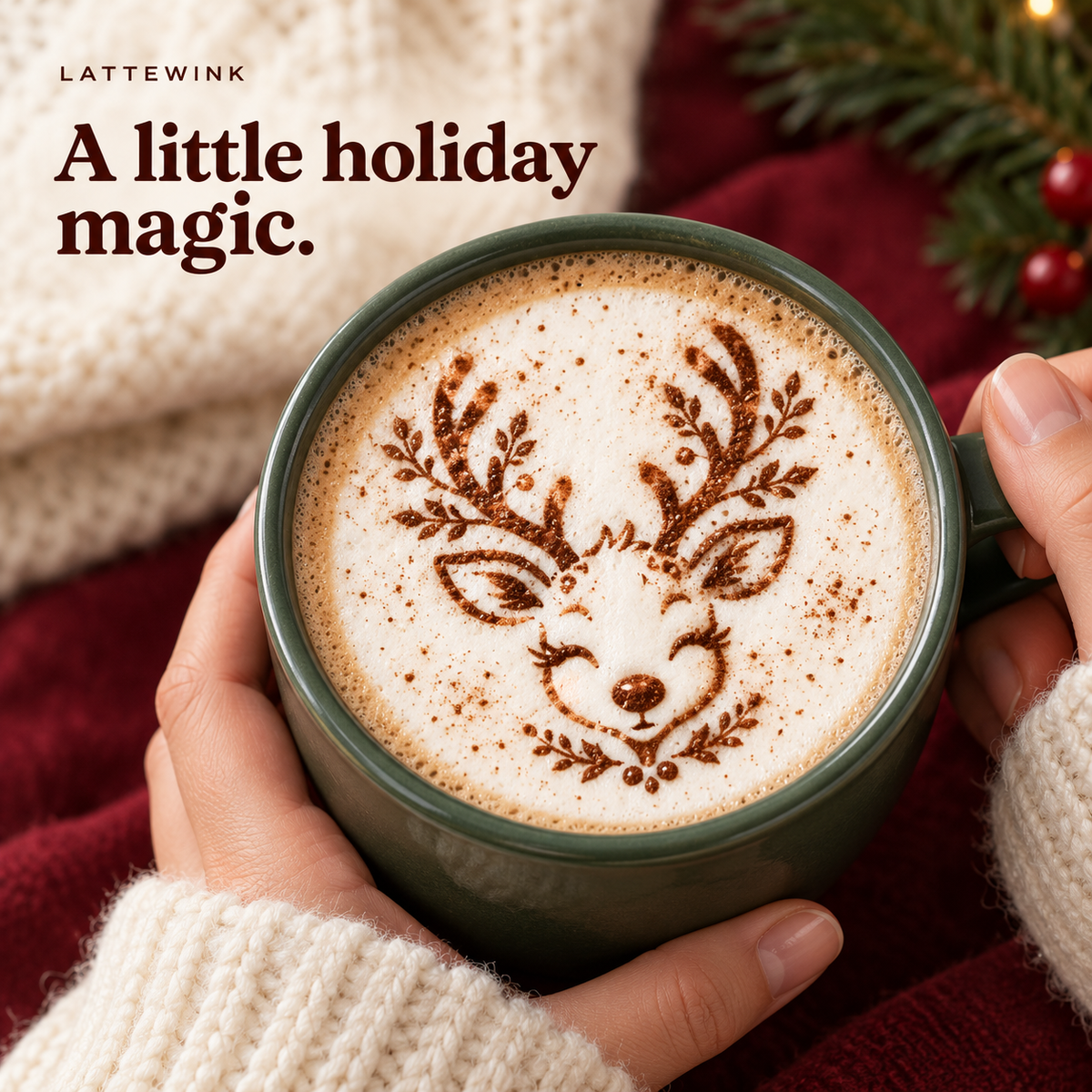 LatteWink™ Mini Coffee Art Maker